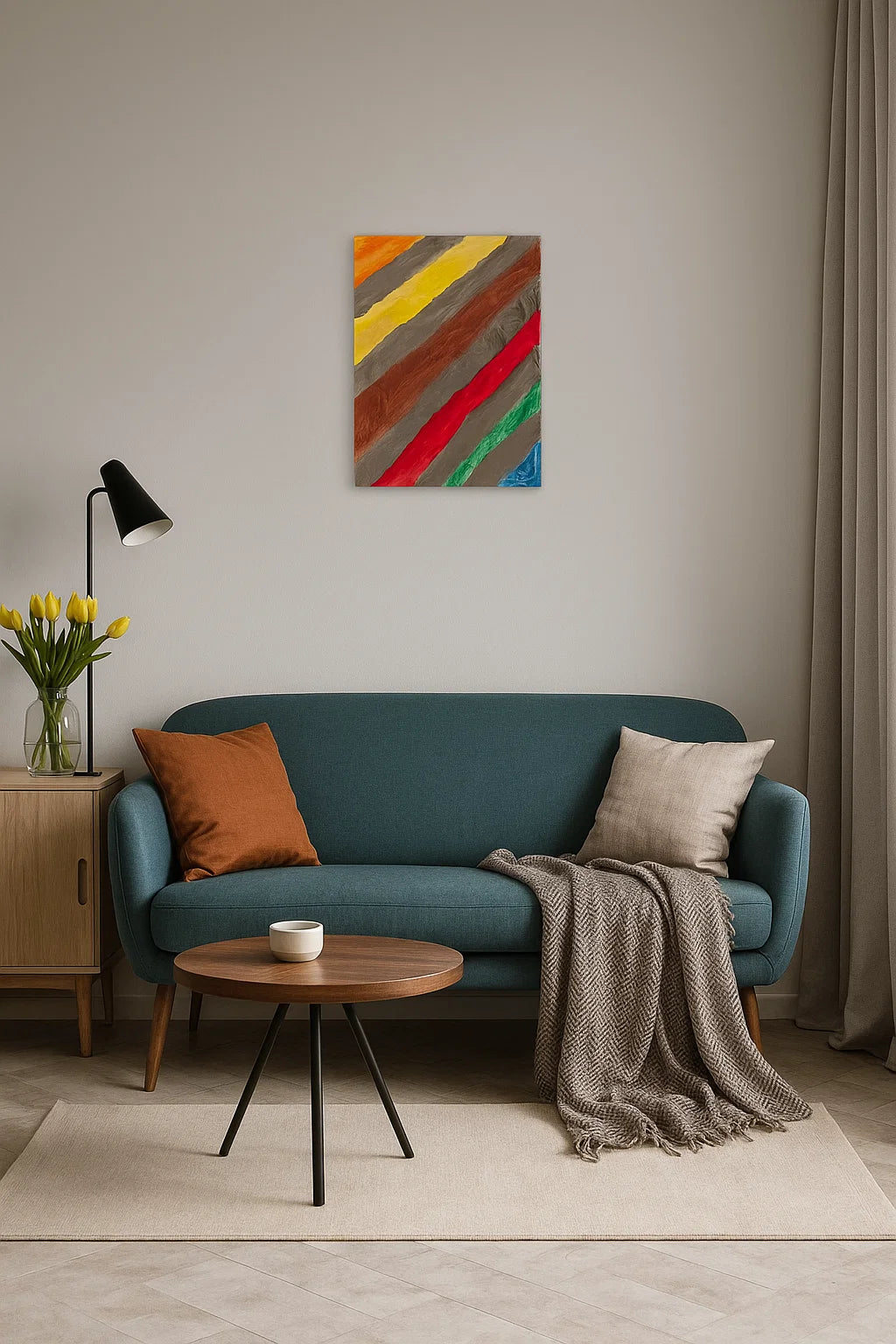 Πινακας The Nine . Colorfull Storm Σε Διάσταση 40 x 30.